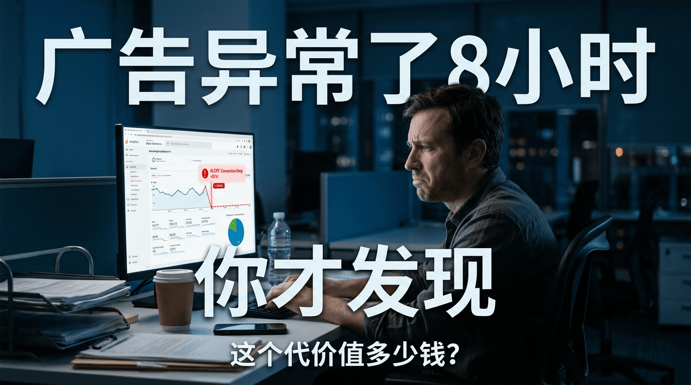 你的广告数据异常了8小时，你才发现——这个代价值多少钱？