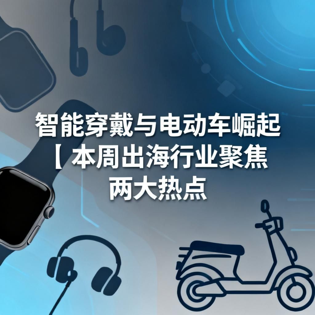 智能穿戴与电动车崛起|本周出海行业聚焦两大热点